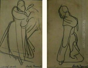 Deux Etudes De Bretonnes by Emile Bernard