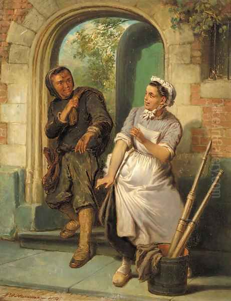 The Chimney-sweeper and the maid - view 1