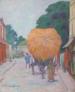 La Porte D'asnieres. Le Char De Foin