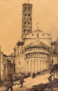 Kirche In Italien. by Emile Bernard