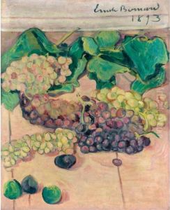 Nature Morte Avec Raisins