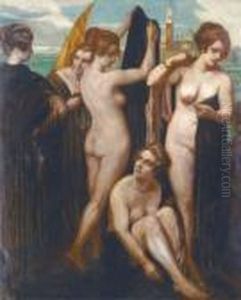Bathers In The Lagoon, Venice by Emile Bernard