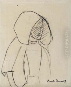 Portrait De Bretonne by Emile Bernard