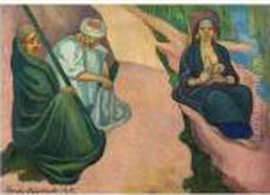 Jeune Femme Allaitant (la Fuite En Egypte)