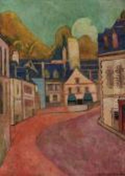 La Rue Rose A Pont-aven - view 1
