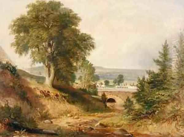 Canal Aqueduct Crossing a Stream - view 1