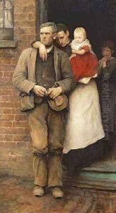 On Strike 2 by Sir Hubert von Herkomer