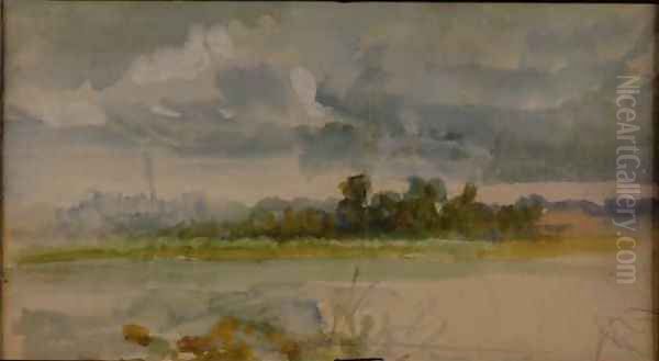 One of the Three Landscape Sketches 2 - view 1