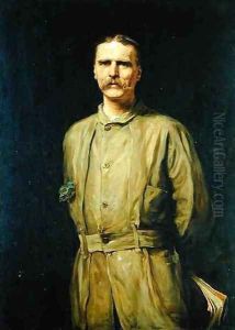 Portrait of Archibald Forbes War Correspondent by Sir Hubert von Herkomer