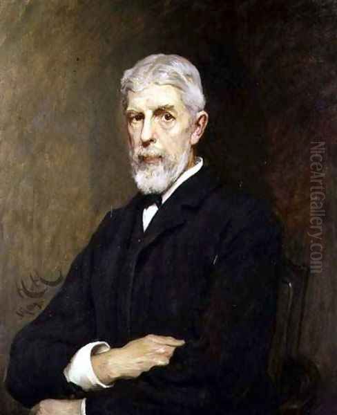 Portrait of Sir Henry Trueman Wood Secretary and Vice President of the Society - view 1