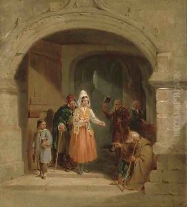 The blessing of charity by Sir Hubert von Herkomer