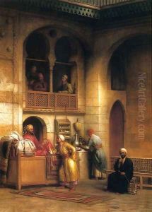 Rug Bazaar, Cairo by George Henry Hall