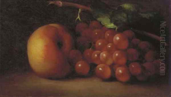 A Still Life with Grapes and a Peach - view 1