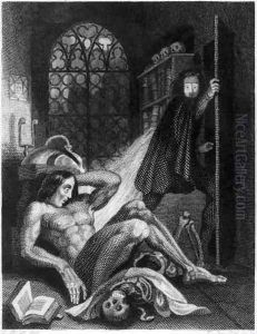Illustration from Frankenstein by Theodor Von Holst