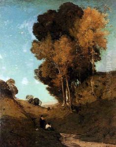 Ravin, Souvenir De La Campagne De Rome by Henri-Joseph Harpignies
