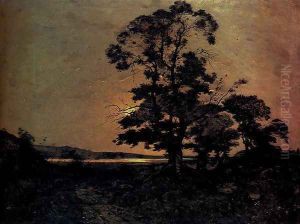 Moonlight On The Loire by Henri-Joseph Harpignies