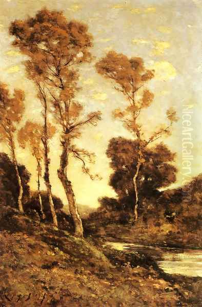 Autumnal River Landscape - view 1