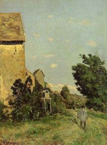Path through a Normandy Village by Henri-Joseph Harpignies