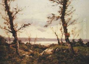 The Estuary by Henri-Joseph Harpignies