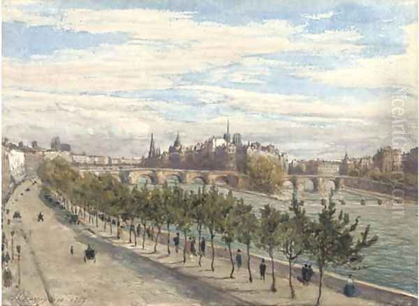 Les bords de la Seine - view 1