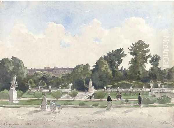 Vue du Jardin du Luxembourg, Paris - view 1