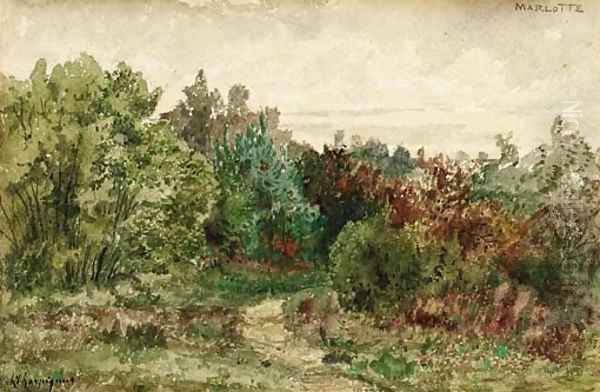 Paysage a Marlotte - view 1
