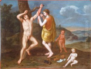 Apollo E Marsia by Jean-Victor Bertin