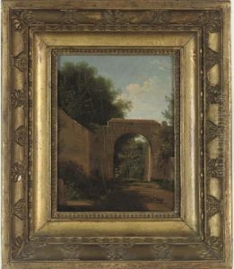 A French Arch, Thought To Be The Entrance To St. Cloud, Paris