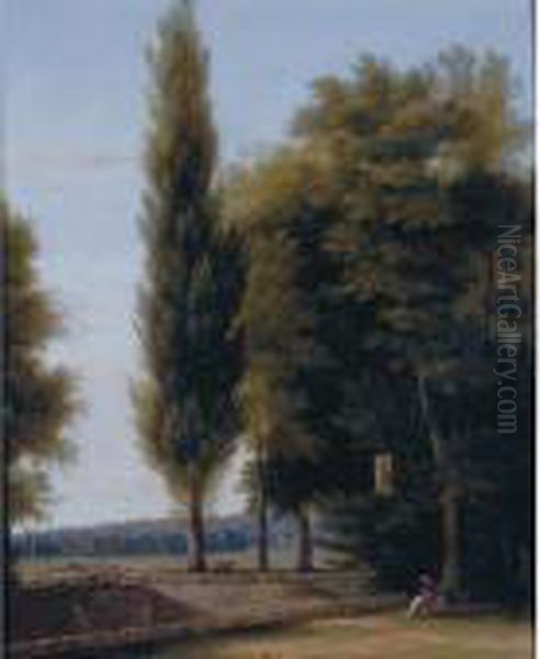 A Landscape With A Shepherd And His Flock - view 1