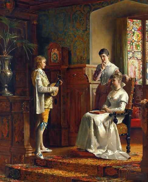 The Lute Player - view 1