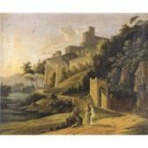Landscape With A Fortress And A Beggar
