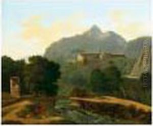 Le Monastere De San Benedetto by Jean-Victor Bertin