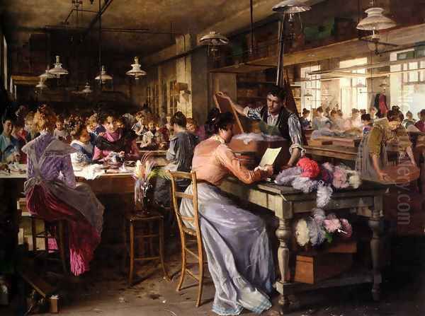 Die Putzmacherinnen (The Feather Makers) - view 1