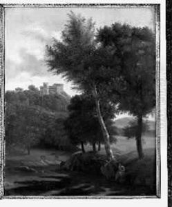 Paris Et Oenone Huile Sur Toile