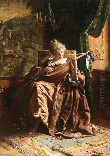The Lute Player I - view 1