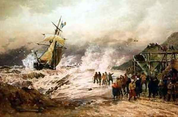 Shipwrecked at Boulogne - view 1