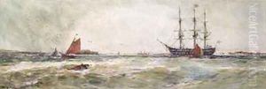 Squally Weather Portsmouth by Thomas Bush Hardy