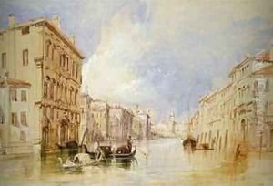 Shipping off the Venetian Lagoon by Thomas Bush Hardy
