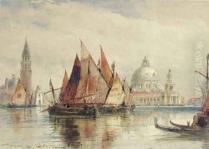 San Giorgio Maggiore and the Salute, Venice by Thomas Bush Hardy