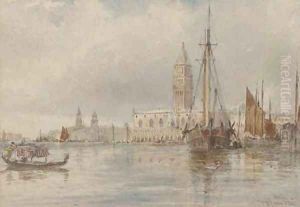 Gondolas off San Giorgio