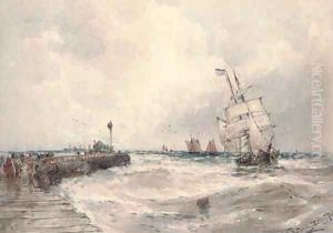 Entering port by Thomas Bush Hardy