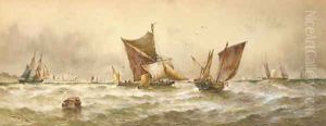 In the Medway by Thomas Bush Hardy