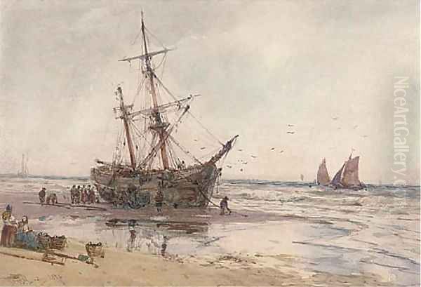 Salvaging the wreck - view 1