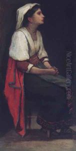 Italian Girl by William Morris Hunt