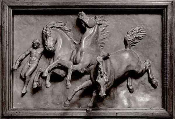 The Horses of Anahita or The Flight of Night by William Morris Hunt