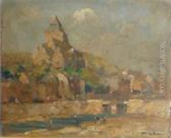 Le Clocher Au Bord De La Riviere - view 1