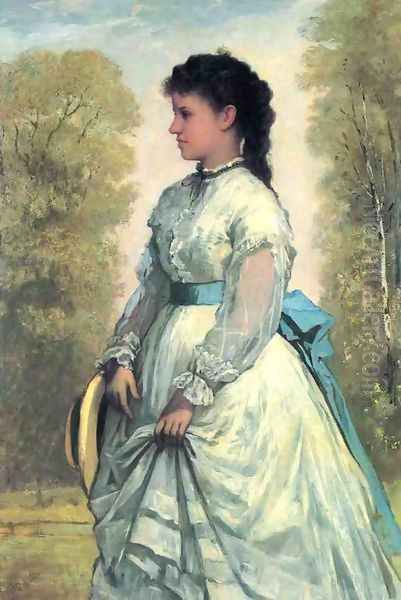 Portrait of Agnes Elizabeth Clafllin - view 1