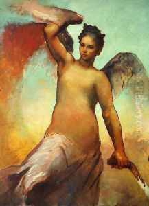 Study for "Fortune", Albany Murals by William Morris Hunt