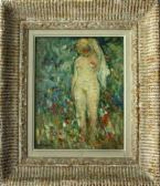 Nu Feminin Dans Le Jardin - view 1