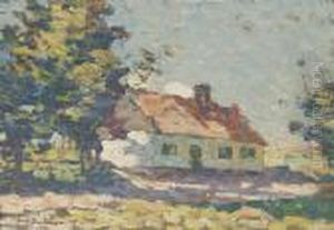 Chaumiere A Bernaville. by Abel Bertram